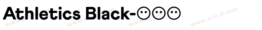 Athletics Black字体转换